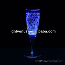 Romantic luminous Liquid active LED Champagne Glass